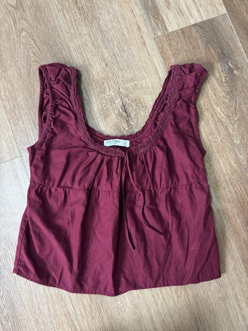 Arizona Burgundy Tank Top - Size XS